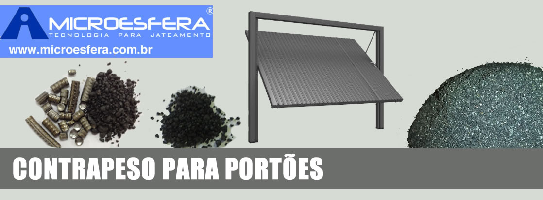 Contrapeso para portões basculantes